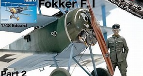 Fokker F. I - 1/48 Eduard - Full scale model kit build