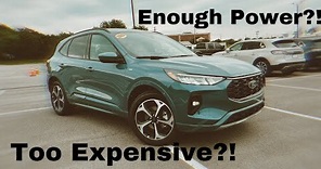 2023 Ford Escape Hybrid ST-Line Select AWD 2.5 POV Test Drive & Review