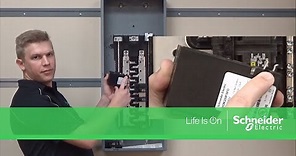 Installing HOM250PSPD in a Homeline Residential Load Center | Schneider Electric Support