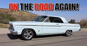 1965 Ford Fairlane 500 Walk Around, Drive, and Full Tour // Restoration Build