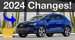 2024 Audi Q3 Full Change List | Standard LED Headlights!