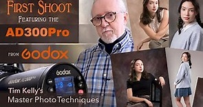 First Session with the Godox AD300Pro! See how this feature-packed unit performs in the studio.
