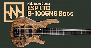 2019 ESP LTD: B-1005NS Bocote 5 String Bass - A First Look