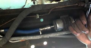 How to change your fuel filter in a Ford