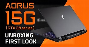 AORUS 15G (RTX 30) | Official Unboxing