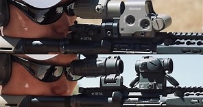 AR15 EOTech EXPS 3-0 vs AimPoint T-2 Red Dots Review