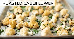 ROASTED CAULIFLOWER RECIPE | how to roast cauliflower