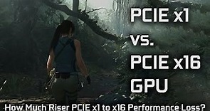 PCIE x1 (Riser) vs PCIE x16 | Test in Same Rig With RX 480 8GB