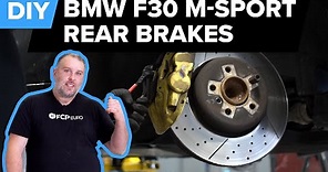 BMW F30 Rear Brake Pad & Disc Replacement DIY (Brembo M-Sport 2, 3, & 4-Series)