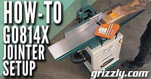How To Setup and Maintain Your G0814X Jointer | Grizzly Industrial