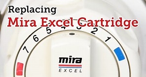 How to replace a Mira Excel thermostatic cartridge (part no. 903.33).