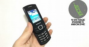 Samsung GT-E2550 Monte Mobile phone menu browse, ringtones, games, wallpapers