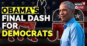 Barack Obama LIVE | Barack Obama Hits The Campaign Trail | US Midterms Election 2022 | US News Live