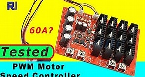 Review of DC 10-50V 60A 3000W Motor Speed Control PWM Controller module XY-1260
