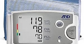 A&D Medical Premium Extra Large Cuff Upper Arm Blood Pressure Monitor (42-60 cm / 16.5-23.6 Range), Home BP Monitor, One Click Operation, Easy to Read Precise Illuminated Readings