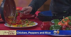 Tony s Table: Chicken, Rice And Peppers