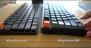 Keychron K1 vs K8 Wireless Mechanical Keyboard