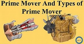 Prime Mover And Types of Prime Mover