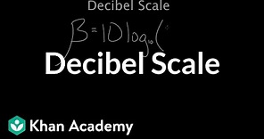 Decibel Scale | Mechanical waves and sound | Physics | Khan Academy