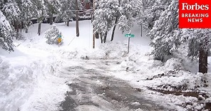 Record-Breaking Snowfall Hits San Bernardino Mountains In California | Winter Storm