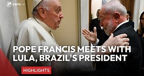 Pope Francis meets with Brazil s President Lula Da Silva at the Vatican | Highlights