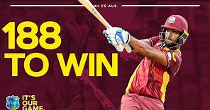 188 Runs To Win One-Day International | West Indies vs Australia