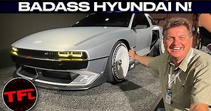 The Hyundai N Vision 74 Is a Stunning Hydrogen-Powered Throwback Modern DeLorean Supercar!