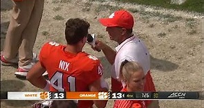 Dabo Swinney acts as sideline reporter during Clemson’s spring game | ESPN College Football