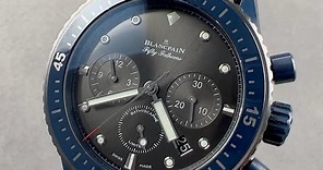 Blancpain Fifty Fathoms Bathyscaphe Chronograph Ocean Commitment II 5200 0310 G52A Review