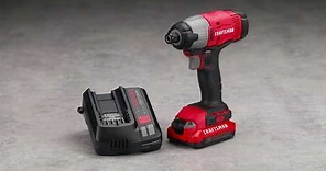 CRAFTSMAN V20 Lithium Ion 1/4-in Cordless Impact Driver (w/ 2 batteries)