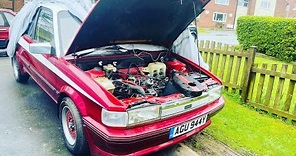 Barn Find Austin Maestro Cooper S 1983 the famous car and the story on it . Classic car