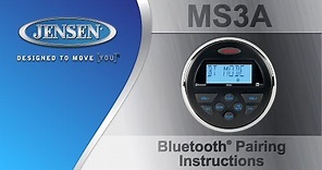 JENSEN® Marine | MS3A Bluetooth Pairing Instructions