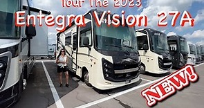 Tour The 2023 Entegra Vision 27A A-Class RV built on the Ford F53 Chassis