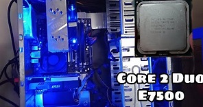 Core 2 Duo E7500 Build to my PC | High FPS | 2020 | Games | Benchmark | Bornok | Build |