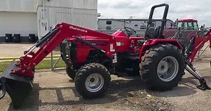 Mahindra 4550 4w/d with loader & backhoe attachment