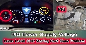 C1552 Starring Not Working | Lexus ls460 | PIG Power Supply Voltage | EMPS Starring Problem | 2021