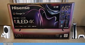 Hisense 65 Inch U7K Series Mini-LED / Great for PS5 & Xbox Series
