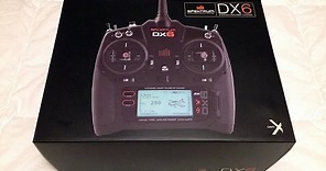 Spektrum DX6 6-Channel DSMX Transmitter Unboxing and Review