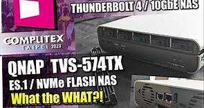 QNAP TBS-H574TX NVMe Thunderbolt 4 NAS Revealed