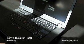 Lenovo ThinkPad T510 Review
