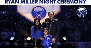 Ryan Miller Night Full Buffalo Sabres Hall of Fame And Banner Raising Ceremony