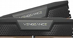 CORSAIR VENGEANCE DDR5 RAM 32GB (2x16GB) 4800MHz CL40 Intel XMP iCUE Compatible Computer Memory - Black (CMK32GX5M2A4800C40)