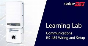 RS 485 1 Wiring & Configuration