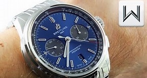 2018 Breitling Premier B01 Chronograph 42 BLUE DIAL AB0118A61C1A1 Luxury Watch Review