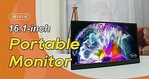 New Arrival! 16.1-inch M161H Portable Monitor for Laptop! (with HDMI/ USB Type-C)｜GeChic
