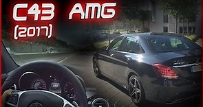 Mercedes Benz C43 AMG (2017, 367PS) | DRIVING, ACCELERATION & SOUND