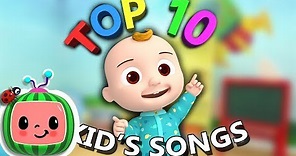 Top 10 Popular Kids Songs + More Nursery Rhymes & Kids Songs - CoComelon