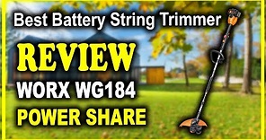 WORX WG184 40V Power Share 13 Cordless String Trimmer Review - Best Battery Operated String Trimmer
