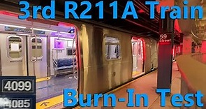 Third R211 Train (2nd Production R211A) Undergoing Burn-in Test on the A Line