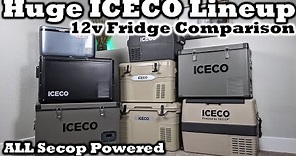8 ICECO Fridges Head to Head - Complete ICECO 12v Fridge Comparison Video - VL45, VLPro60s, JP42c...